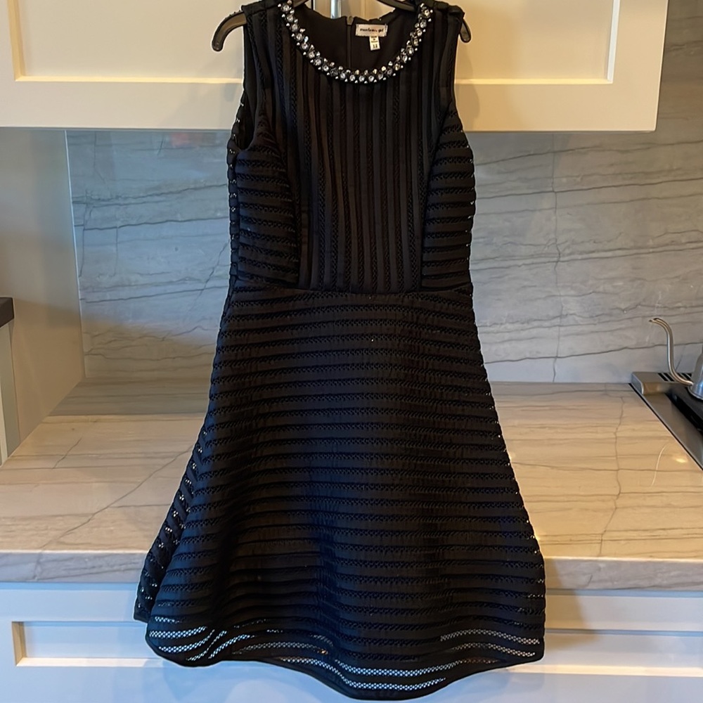 MONTEAU GIRL SZ 12 COTILLION PARTY TEA DRESS